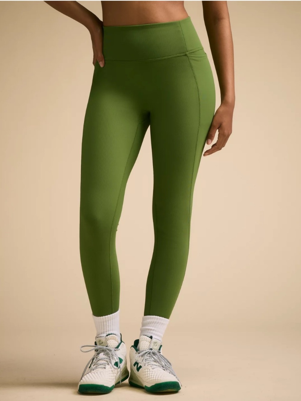NWT CALIA Essential Rib Legging in Willow Green Size Small